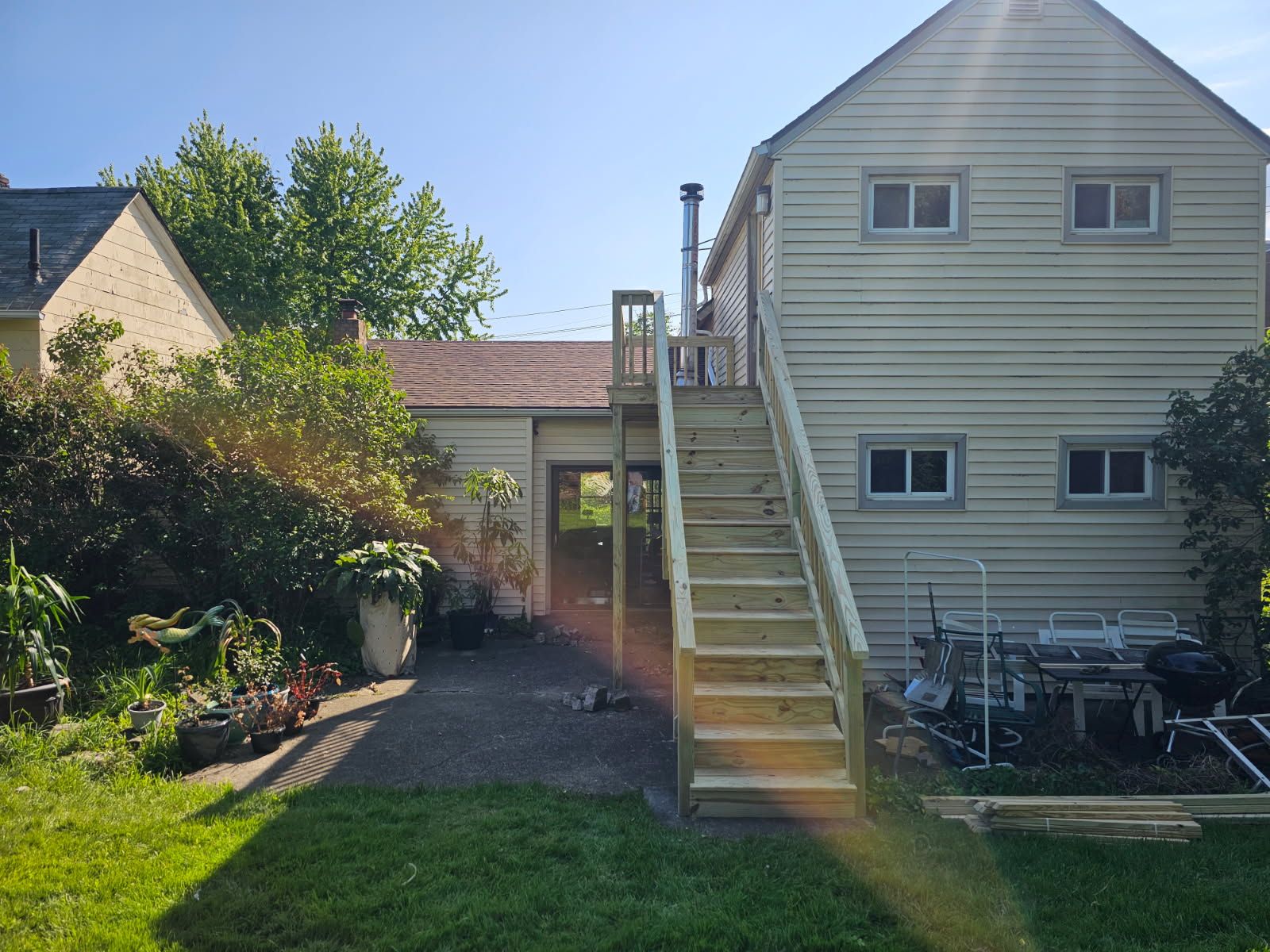 Second Story Deck Entry